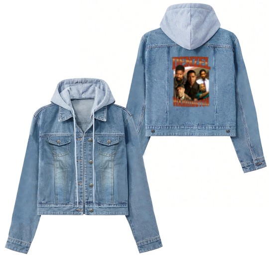 Discover DENZEL WASHINGTON Retro Vintage Women's Denim Jackets - Denzel Washington Tribute Women's Denim Jackets
