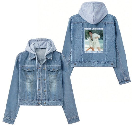 Discover Cousin Eddie Merry Christmas Shitters Full National   Women's Denim Jackets