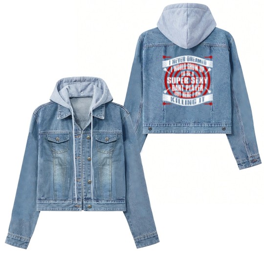 Discover Super Sexy dart player 2 Women's Denim Jackets