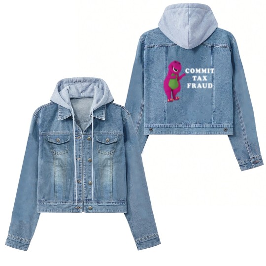 Discover Barney Commit Tax Fraud Customize Classic Women's Denim Jackets
