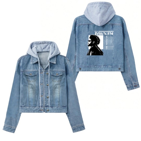Discover Weeknds Women's Denim Jackets / Dawn Fm Custom Album Cover Women's Denim Jackets