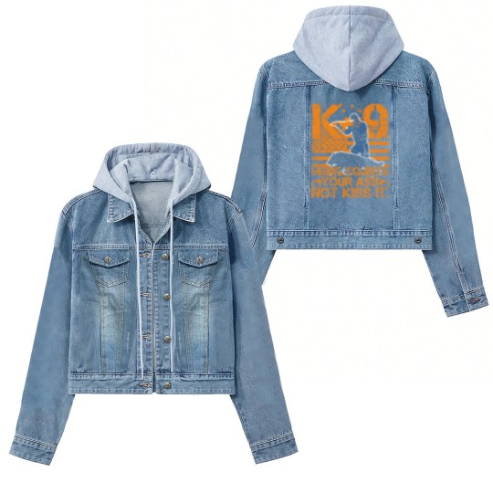 Discover K9 Police Officers Law Enforcement Women's Denim Jackets