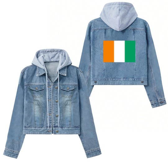 Discover Ivory Coast Flag Women's Denim Jackets