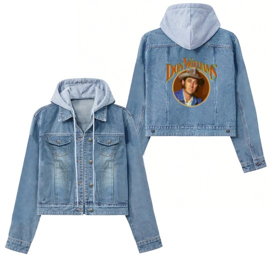 Discover Don Williams Retro Vintage Women's Denim Jackets, Don Williams Women's Denim Jackets