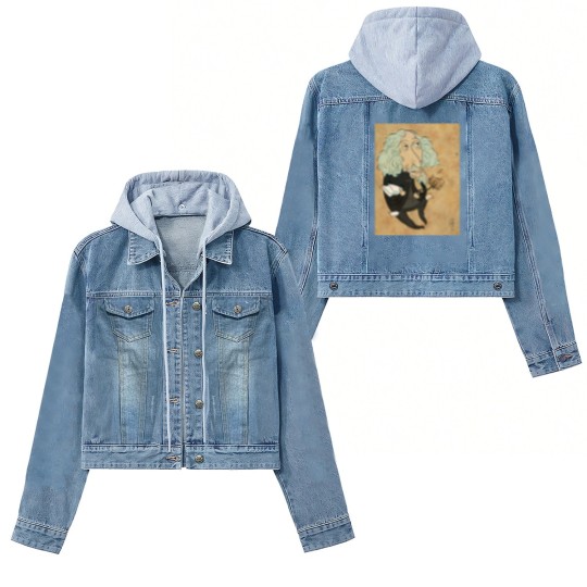 Discover El Caballero de Paris, Heyder Luis Reyes, Backroom Art Women's Denim Jackets