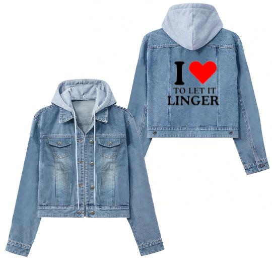 Discover LET IT LINGER , I love to let it linger by the cranberries Women's Denim Jackets
