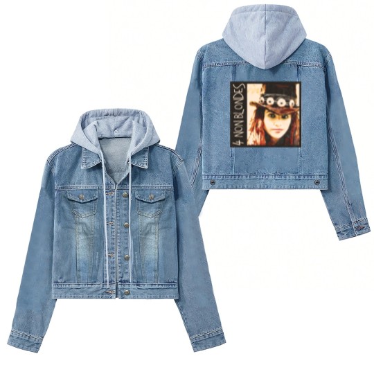 Discover 4 non blondes grunge vintage look alternative rock Women's Denim Jackets design Women's Denim Jackets