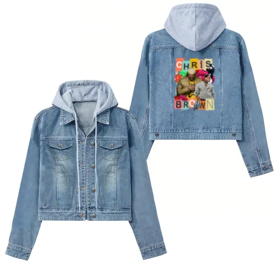 Discover Vintage Breezy Chris Brown Women's Denim Jackets