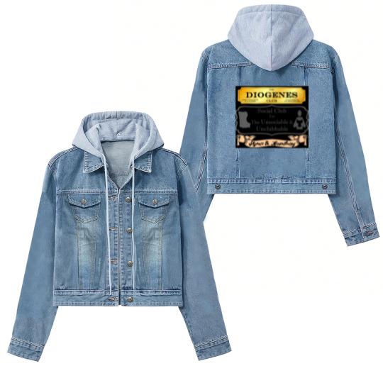 Discover Mycroft Holmes - Diogenes Club - For The Unsociable  Unclubbable Women's Denim Jackets