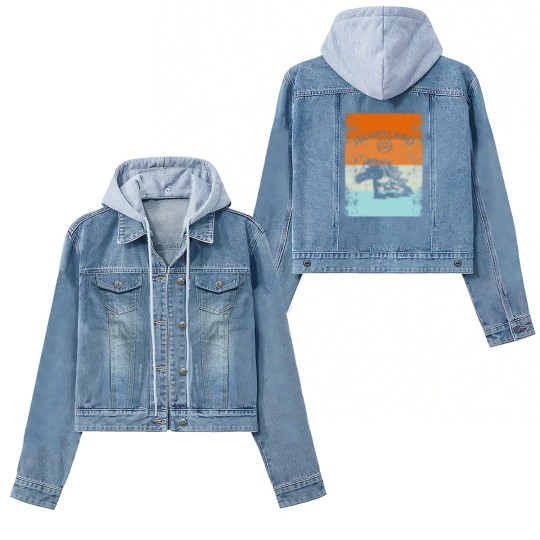 Discover Heartland,heartland ranch,Sunset heartland Women's Denim Jackets