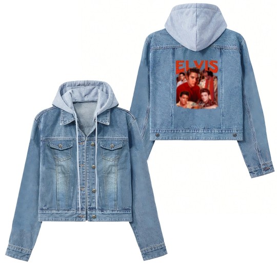 Discover Elvis Presley Music Women's Denim Jackets, Elvis Presley Vintage Retro, Elvis Presley Singer 2023 Gift