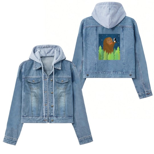Discover sneaky sasquatch Classic(1) Women's Denim Jackets