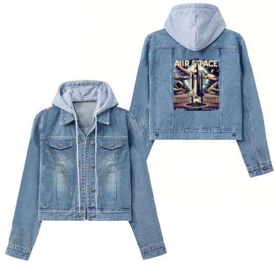 Discover Air and Space Museum Washington DC Classic Women's Denim Jackets
