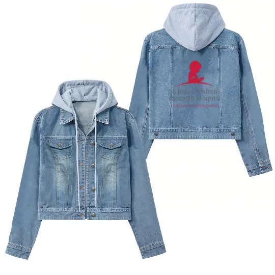Discover St Jude-Logo Women's Denim Jackets