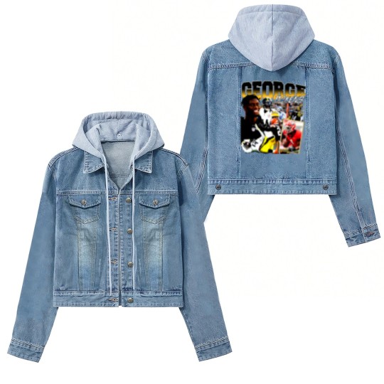 Discover George Pickens Vintage 90s Graphic Style Women's Denim Jackets