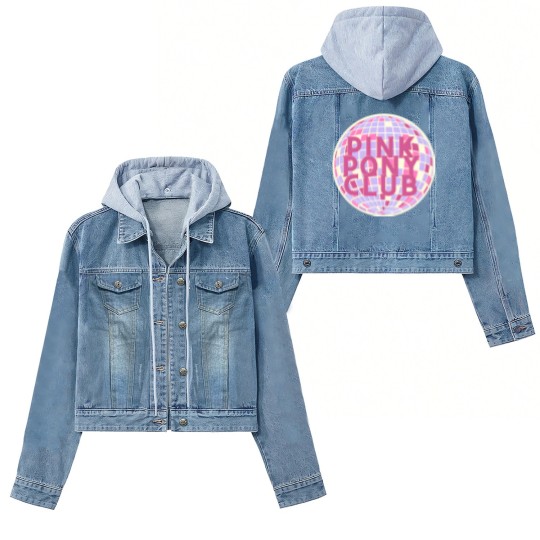 Discover Pink Pony Club Disco Women's Denim Jackets