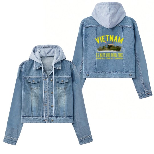 Discover Vietnam Mark II PBR - Patrol Boat, River Women's Denim Jackets