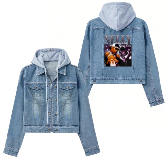 Discover Nelly Rap Women's Denim Jackets, Nelly Country Grammar Album Vintage 90s Y2K