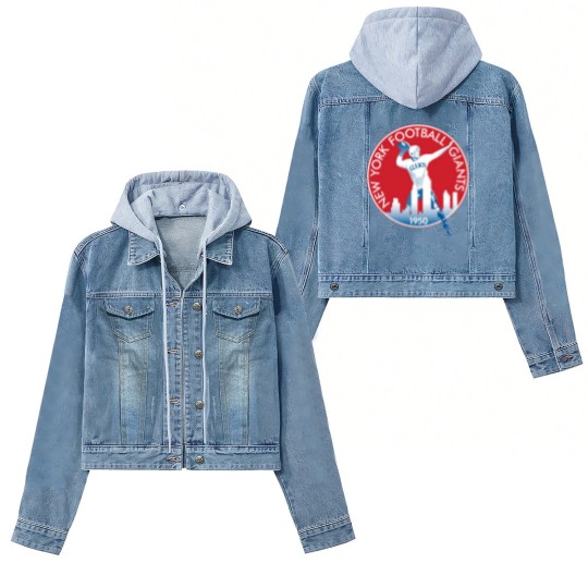 Discover NY Giants old school logo Women's Denim Jackets