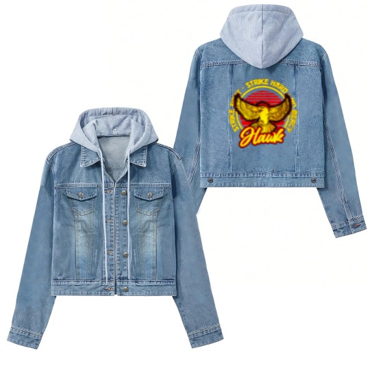 Discover Cobra Kai Hawk | Dojo student karate gift idea Women's Denim Jackets