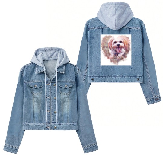 Discover Riley the Cavachon Women's Denim Jackets