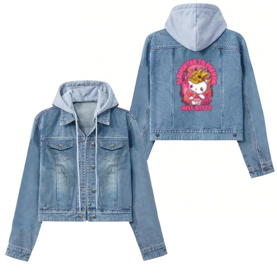 Discover Slaughter To Prevail Merch Slaughter To Prevail Snake Women's Denim Jackets
