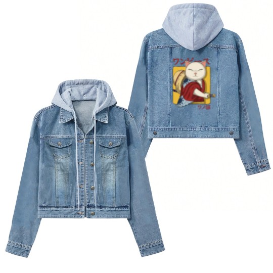 Discover Samurai Neko - Samurai Cat - Women's Denim Jackets