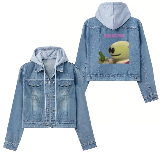 Discover nanalan' peepo Premium Scoop Women's Denim Jackets