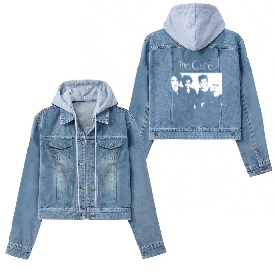 Discover The Cure, The Cure merch, cure, The Cure music, The Cure tour Women's Denim Jackets