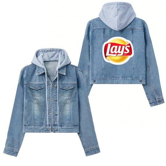 Discover Lays Logo Women's Denim Jackets