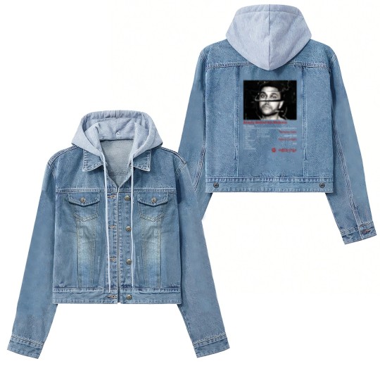 Discover Weeknds Beauty Behind the Madness Album Women's Denim Jackets, Weeknds Retro Vintage