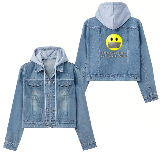 Discover Silence Is Golden. Duct Tape Is Silver. - Jame_s Designs Women's Denim Jackets