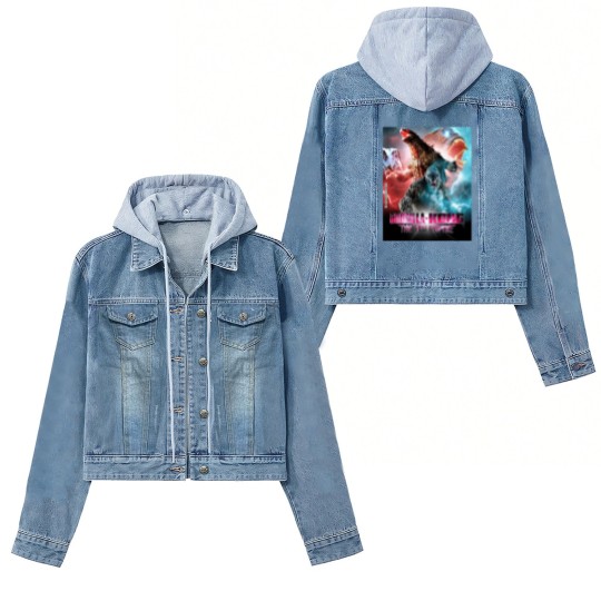 Discover god zilla X Kong The New Empire Women's Denim Jackets
