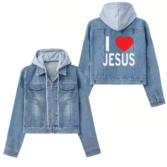 Discover I LOVE JESUS Women's Denim Jackets