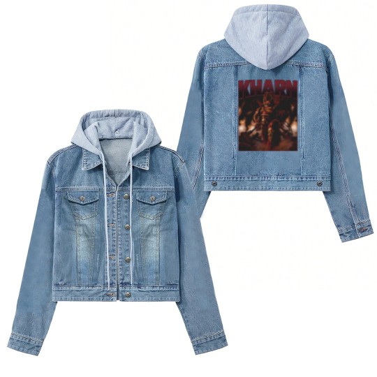 Discover Kharn the Betrayer World Eaters legion Chaos Space Marine Women's Denim Jackets