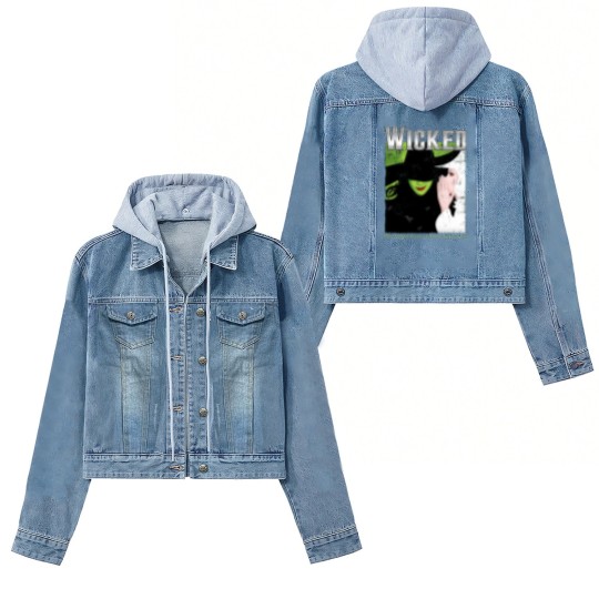Discover Wicked Broadway A New Musical Women's Denim Jackets, Wicked Women's Denim Jackets