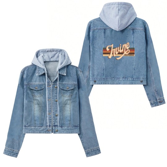 Discover Irvine California Retro Vintage 70s 80s Clothing - Irvine California - Women's Denim Jackets