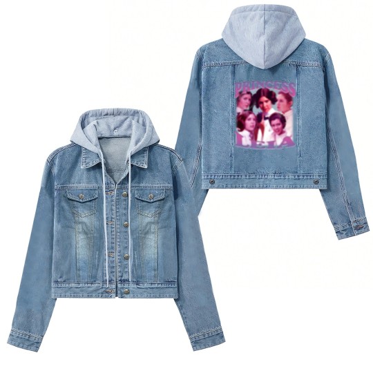 Discover Princess Leia Women's Denim Jackets Vintage Princess Leia Women's Denim Jackets Princess Leia Homage Women's Denim Jackets