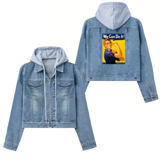 Discover We Can Do It! Rosie the Riveter Vintage WW2 Women's Denim Jackets