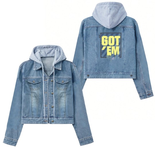 Discover Got Em Sneakers Matching Women's Denim Jackets Sneakerhead Gift Women's Denim Jackets