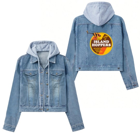 Discover island hoppers - RETRO DISTRESSED Women's Denim Jackets