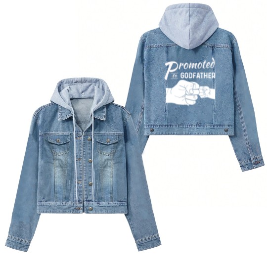 Discover Promoted To Godfather Women's Denim Jackets
