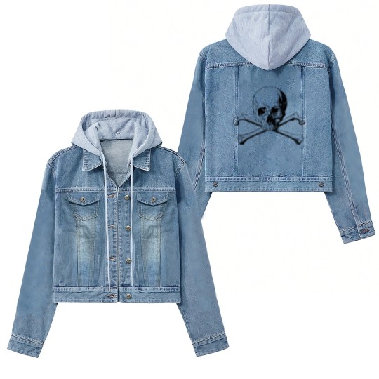Discover Skull and cross bones Women's Denim Jackets