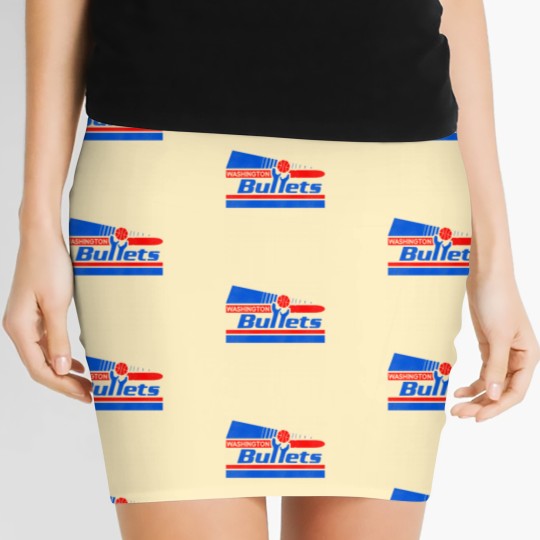 Discover Defunct Washington Bullets Pennant 80s Pennant Women's Mini Skirts