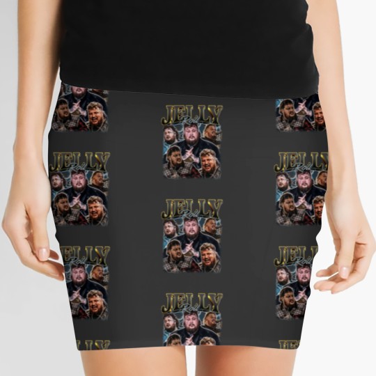 Discover Jelly Roll The Beautifully Broken Tour 2024 Women's Mini Skirts 90S Vintage Concert