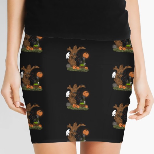 Discover 564 Spooky Pals Spookyville  Cute Awesome Halloween Treat Women's Mini Skirts