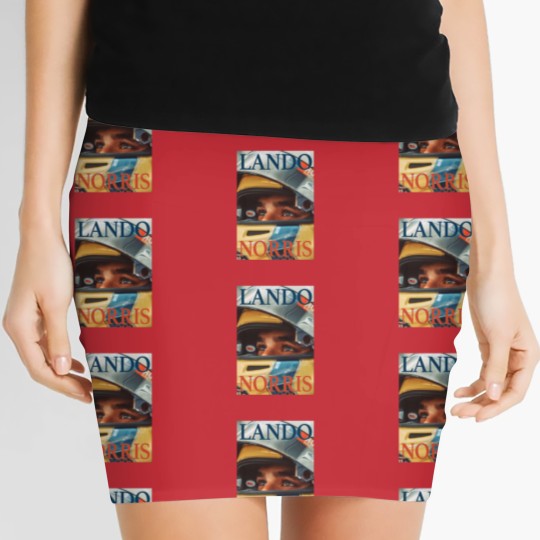 Discover Lando Norris Women's Mini Skirts, Racing Team Women's Mini Skirts, Driver Women's Mini Skirts, Fan Gift