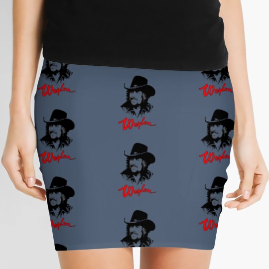 Discover Waylon Jennings Outlaw Movement In Country Music Unisex Women's Mini Skirts, The Waylors the house band Women's Mini Skirts