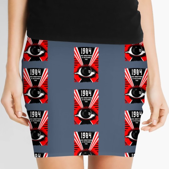 Discover 1984 V10 (Orwell) Poster Men Women's Mini Skirts