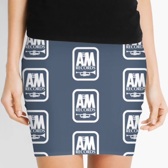 Discover A&M Records Women's Mini Skirts - Defunct Record Company Logo